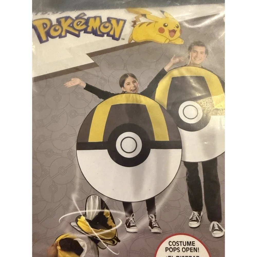 Adult Pokemon Ultra Ball Costume One Size Fits Most Age 14+ Cosplay‎ Halloween